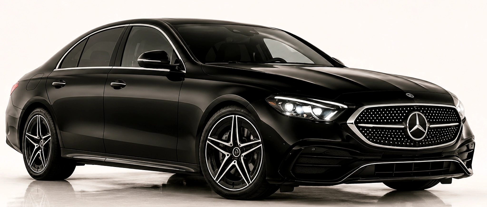 Black Mercedes-Benz S-Class executive sedan